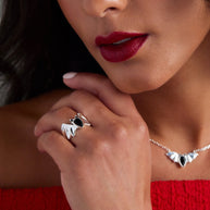 Crystal Bat Ring