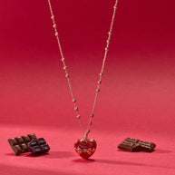 Box of Chocolate Locket Necklace