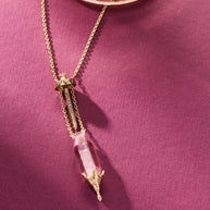 'You Are Loved' Potion Bottle Slider Necklace