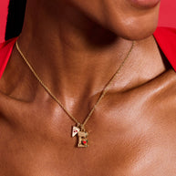 Sweet Shop Pie and Kitchen Mixer Charm Pendant Necklace