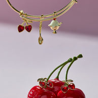 'My Cherry Amour' Ice-Cream Sundae Multi Charm Bangle