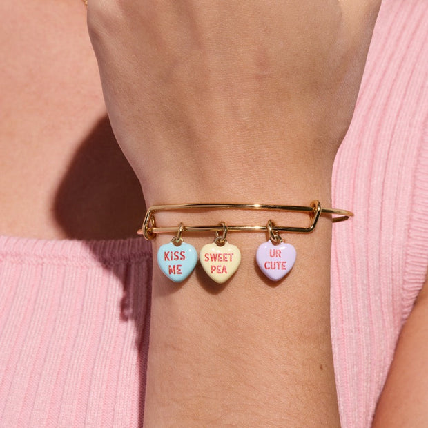 Sweethearts® Multi-Heart Charm Bangle