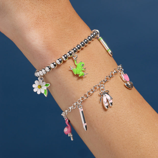 Crayola Fan Favorites Tickle Me Pink Charm Bracelet