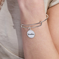 Grandma 'Wise And Warm, Her Love Feels Like Home' Charm Bangle