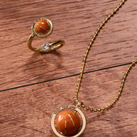Basketball Spinner Pendant