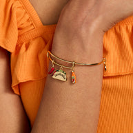 'Tacotarian' Multi Charm Bangle