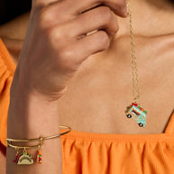 'Tacotarian' Multi Charm Bangle