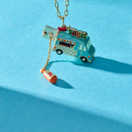 Taco Truck Locket Necklace