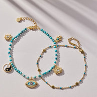 Healing Stone Charm Anklet