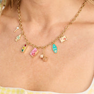 Road Trip Multi-Charm Necklace