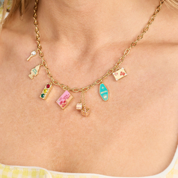 Road Trip Multi-Charm Necklace