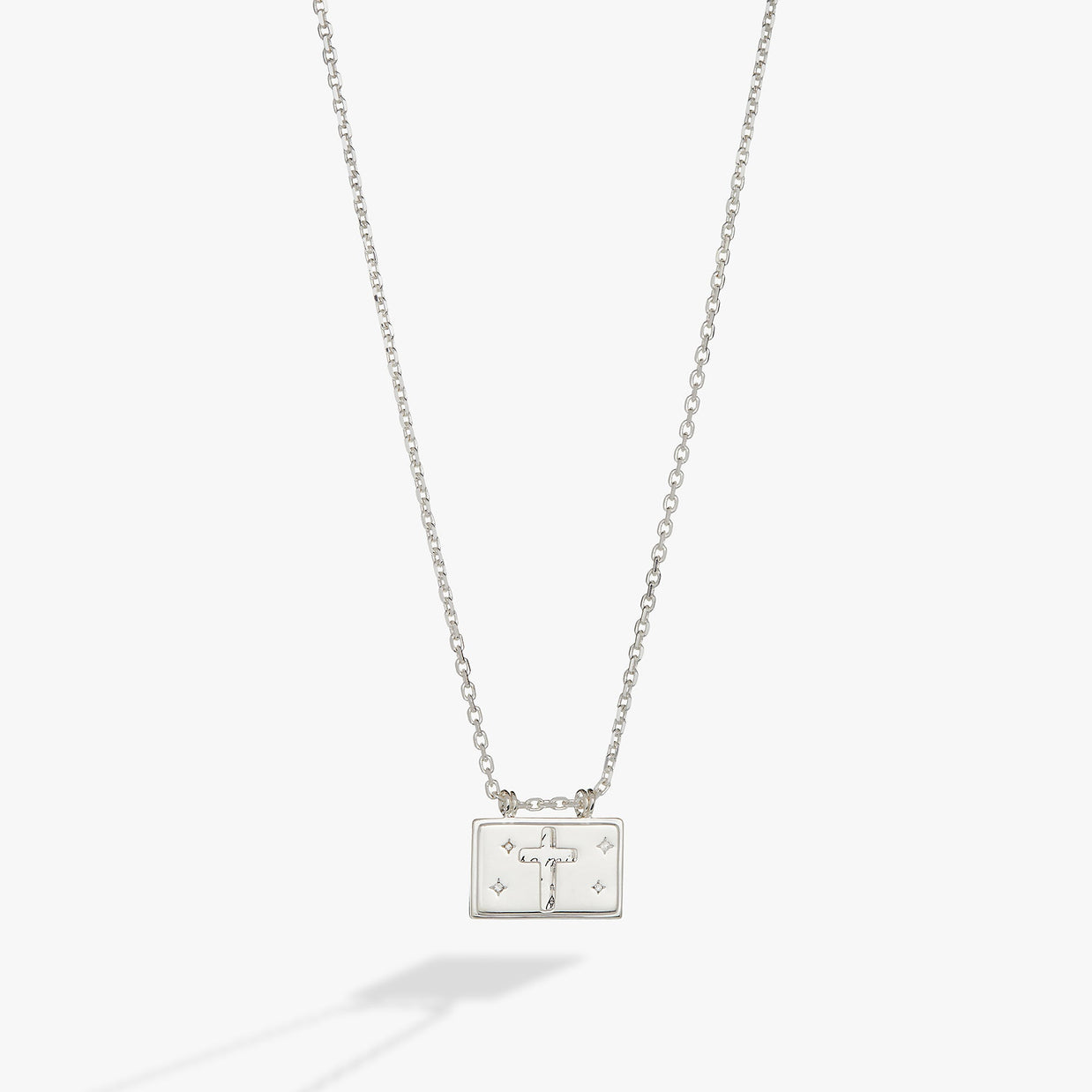 Hidden Message Cross Affirmation Necklace