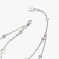 Sister Infinity Chain Double Strand Bracelet