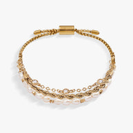 Crystal + Pearl Stranded™ Bracelet Set