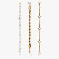 Crystal + Pearl Stranded™ Bracelet Set