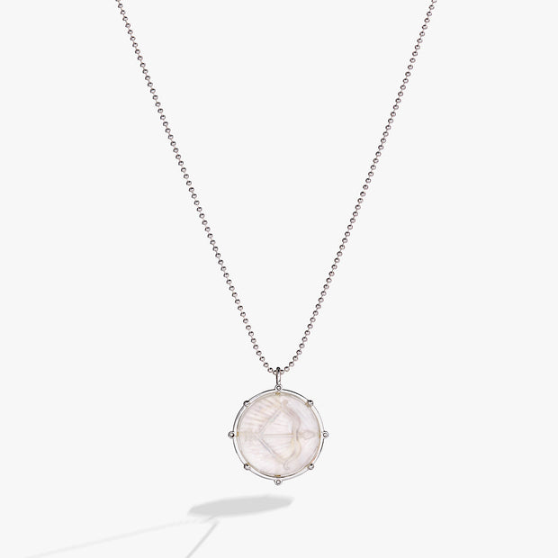 Sagittarius Zodiac Double-Sided Charm Necklace