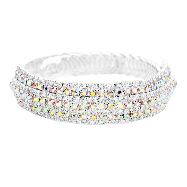 Rhinestone Pave Evening Bracelet