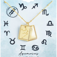 Zodiac Tag Necklace