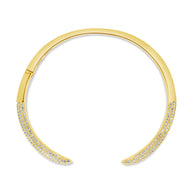 CZ Open Spike Cuff Bracelet