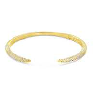 CZ Open Spike Cuff Bracelet