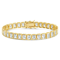 Roxie Bezel CZ Tennis Bracelet