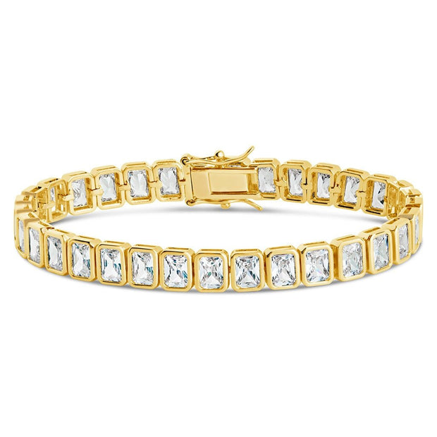 Roxie Bezel CZ Tennis Bracelet