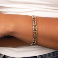 Roxie Bezel CZ Tennis Bracelet