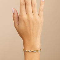 Cassie CZ Bezel Tennis Bracelet