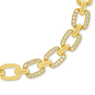 Fiona CZ Statement Chain Link Bracelet