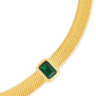 Calder Station CZ Herringbone Bracelet
