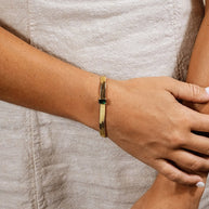 Calder Station CZ Herringbone Bracelet