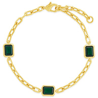 Lennox Station CZ Chain Bracelet Set