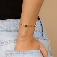 Lennox Station CZ Chain Bracelet Set