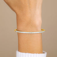 Aster CZ Tennis Bracelet