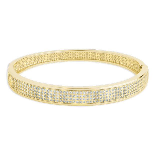 Nessa CZ Bangle Bracelet