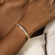 Nessa CZ Bangle Bracelet