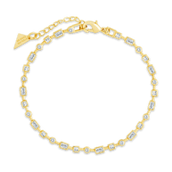 Camden CZ Staggered Tennis Bracelet