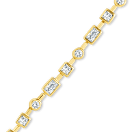 Camden CZ Staggered Tennis Bracelet