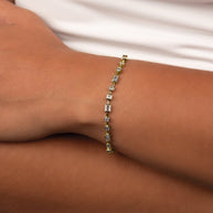 Camden CZ Staggered Tennis Bracelet
