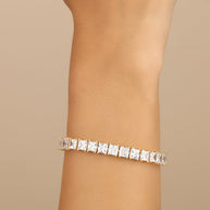 Marisol Princess Cut CZ Tennis Bracelet