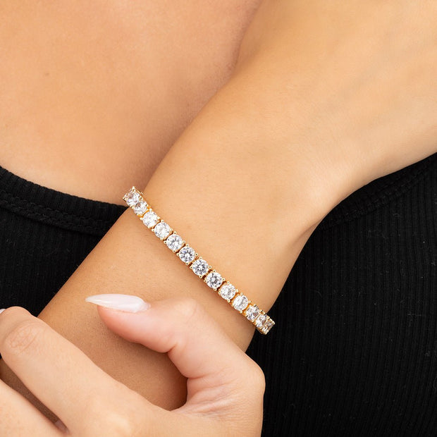 Marisol Round Cut CZ Tennis Bracelet