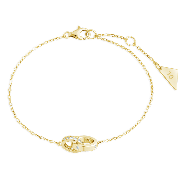 Sterling Silver Keilani Lock Link Bracelet