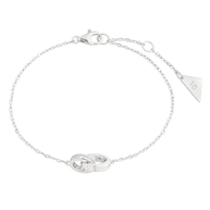 Sterling Silver Keilani Lock Link Bracelet