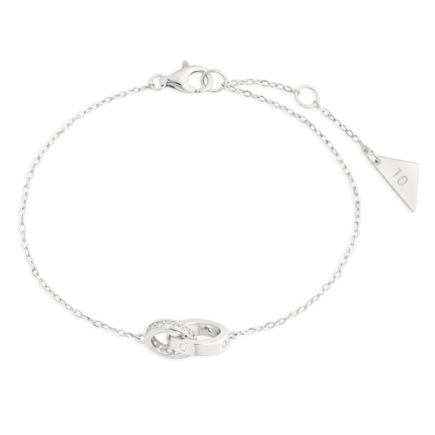 Sterling Silver Keilani Lock Link Bracelet