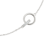 Sterling Silver Keilani Lock Link Bracelet