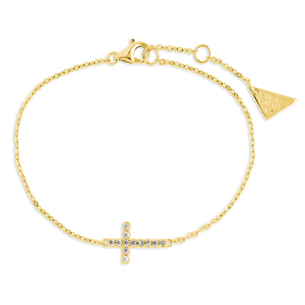 Sterling Silver Kinsey Luxe Cross Accent Bracelet