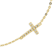 Sterling Silver Kinsey Luxe Cross Accent Bracelet