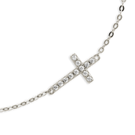 Sterling Silver Kinsey Luxe Cross Accent Bracelet