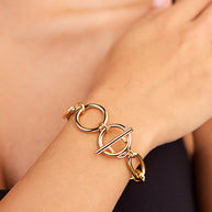 Linked Toggle Bracelet
