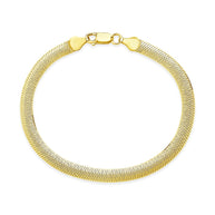 Flat Link Chain Bracelet